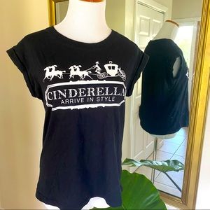 Disney Cinderella COACH Funny Graphic Shirt SMALL